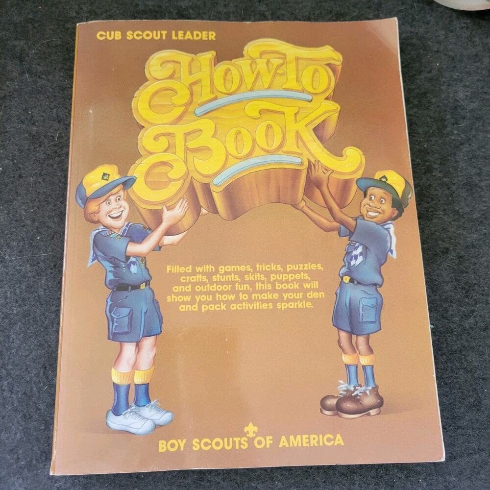 Vintage BSA Cub Scout Leader Book Lot How To Activities Water Fun Vintage 1980s‎